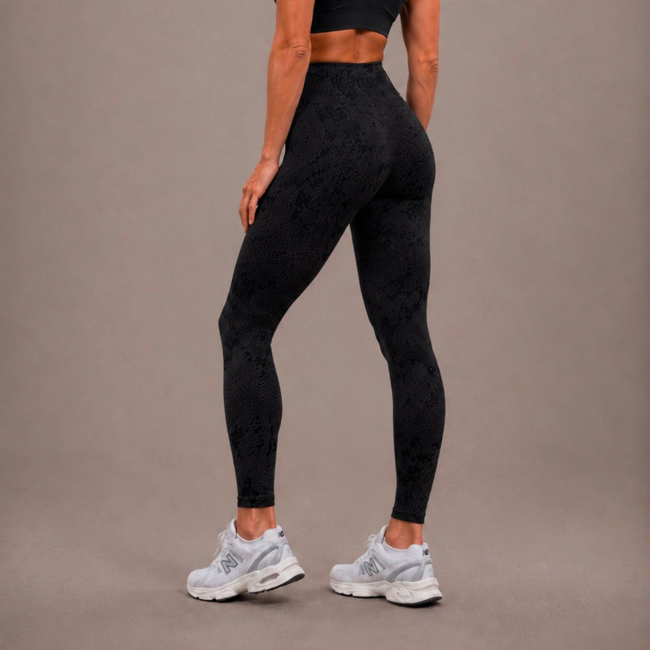 BF Digital Divine Seamless Leggings - JET BLACK