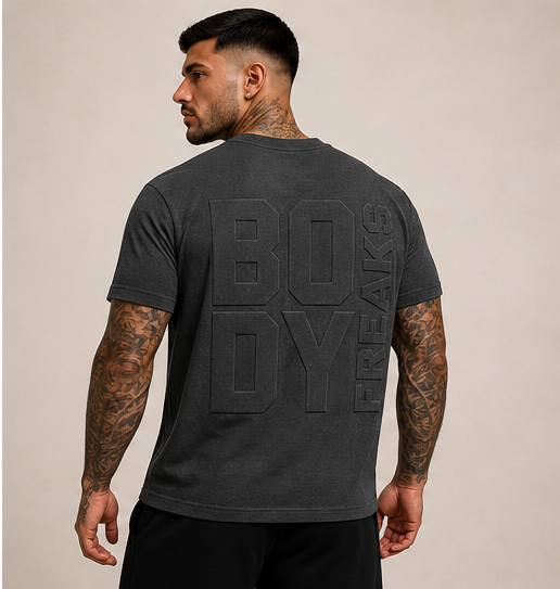BodyFreaks Elevate Tee - Charcoal