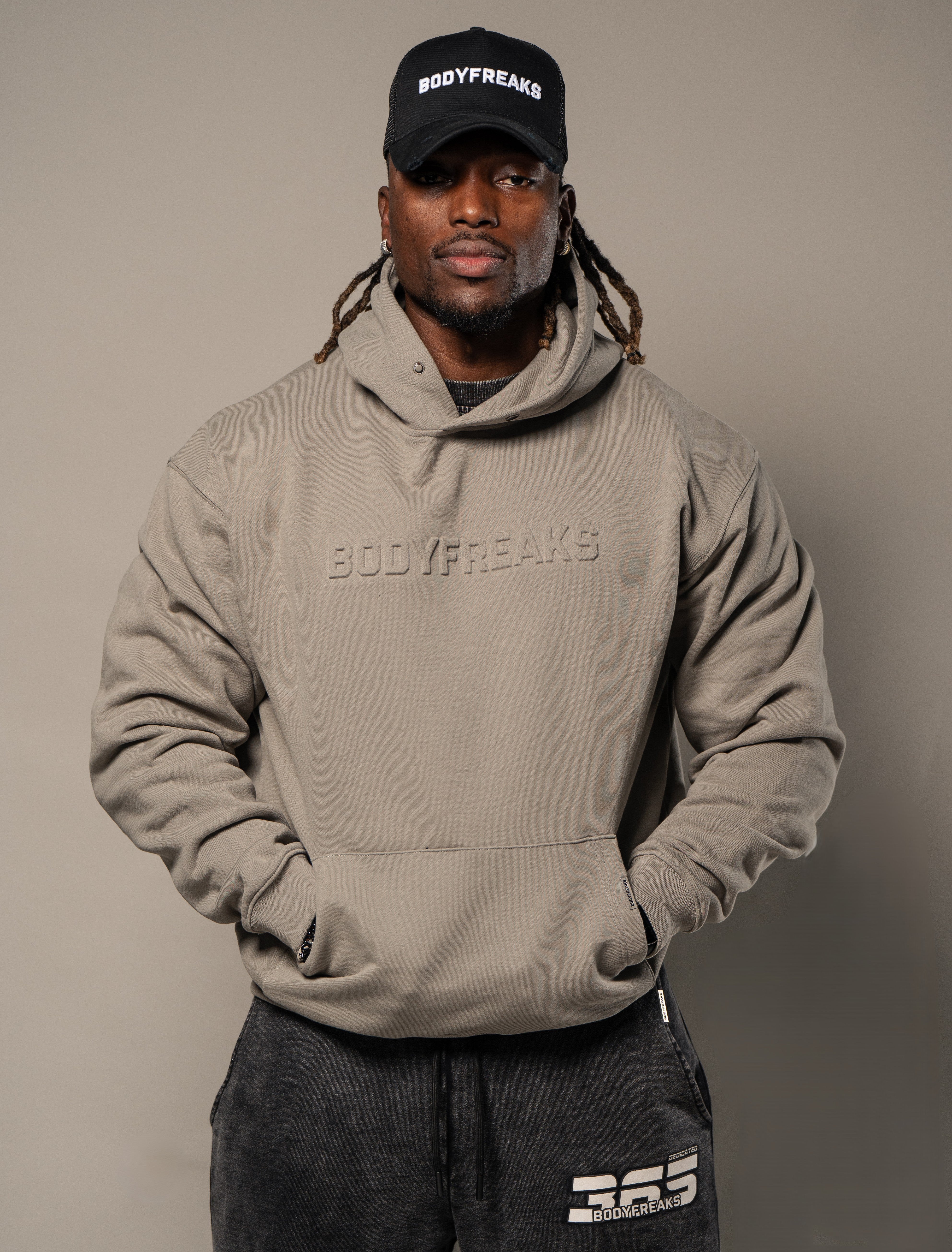 Embossed Athl Club Essential Hoodie - SAGE