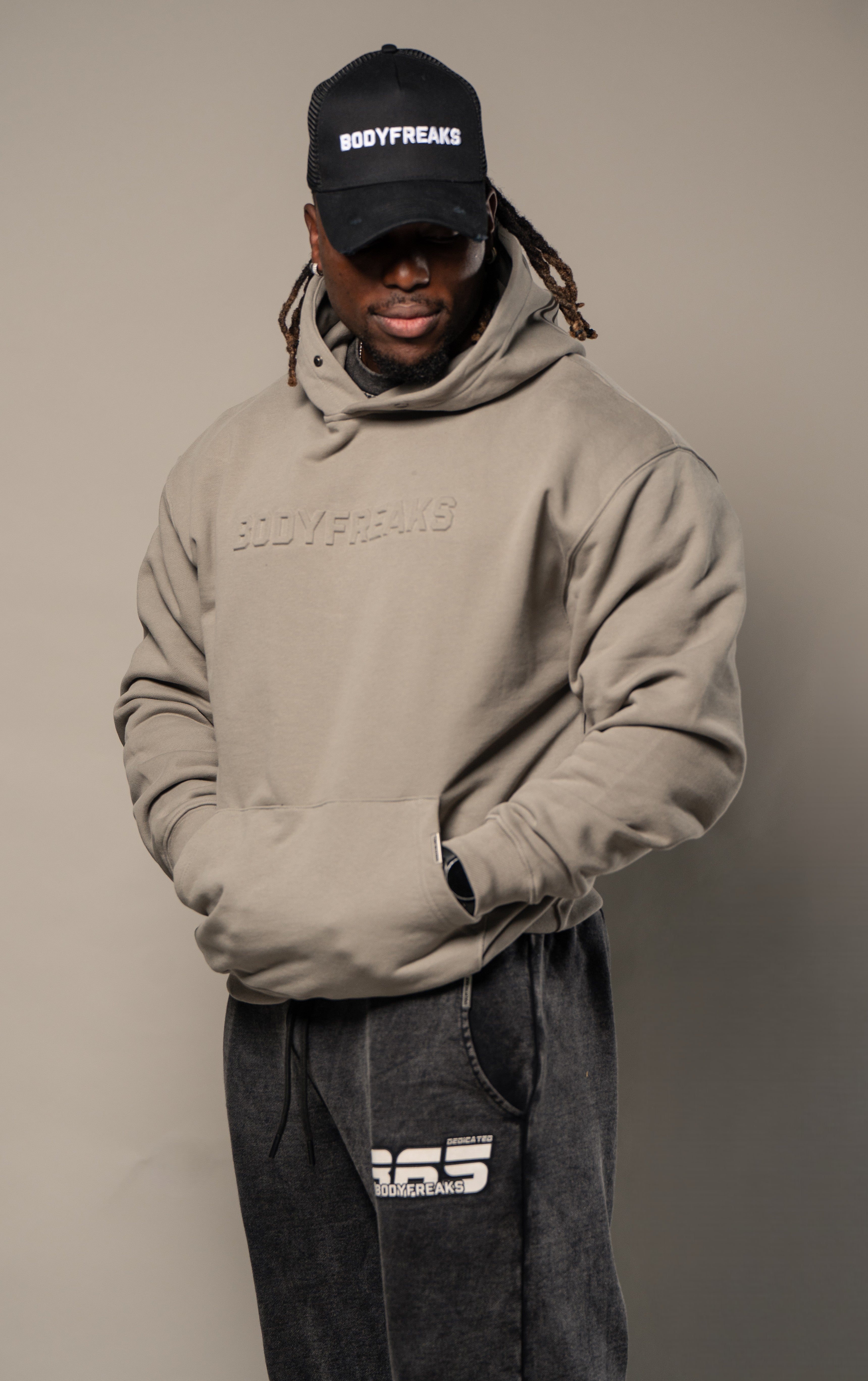 Embossed Athl Club Essential Hoodie - SAGE