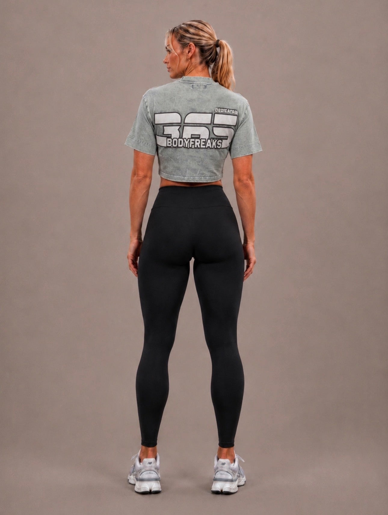 Dedicated 365 Crop Tee- STONE WASH GREY