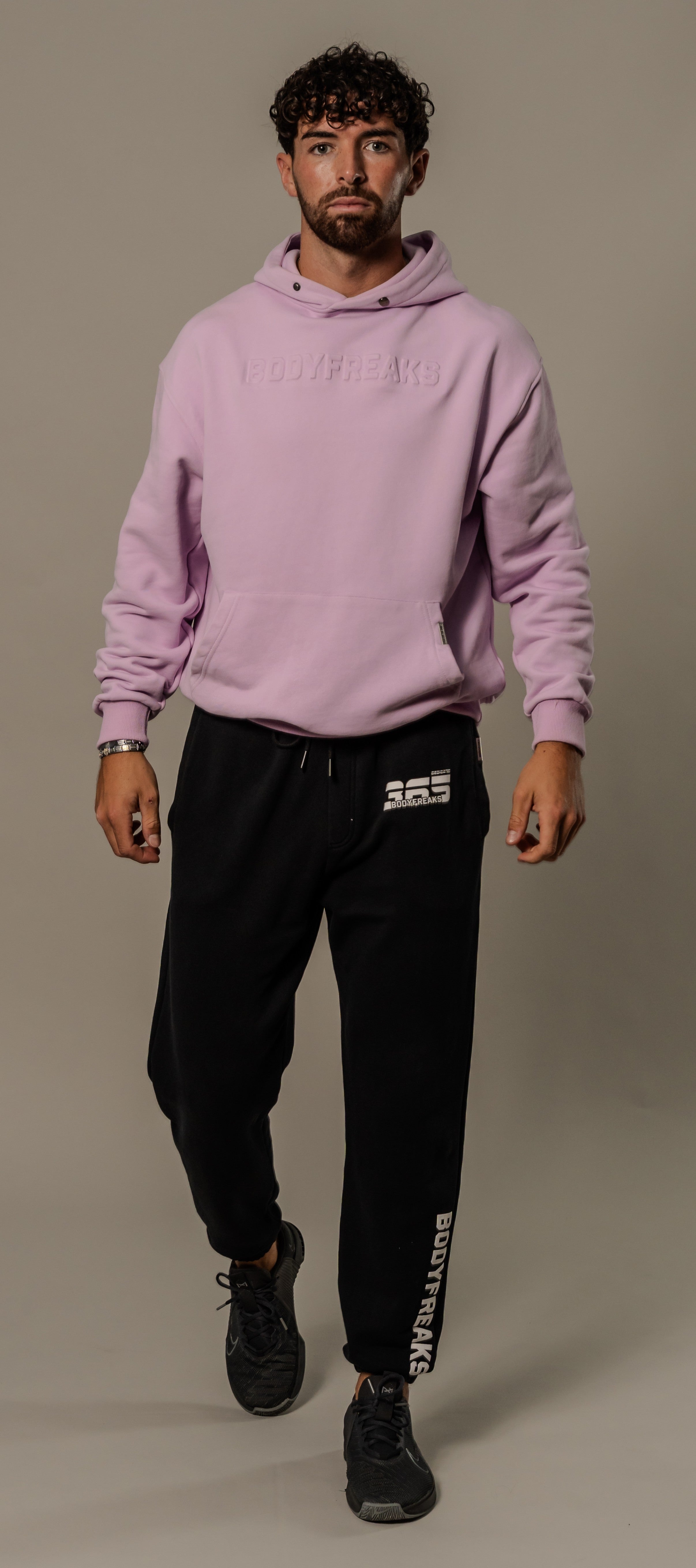 Embossed Athl Club Essential Hoodie - LILAC [bulk-run-1:Embossed Athl Club Essential Hoodie - LILAC Shortlist]
