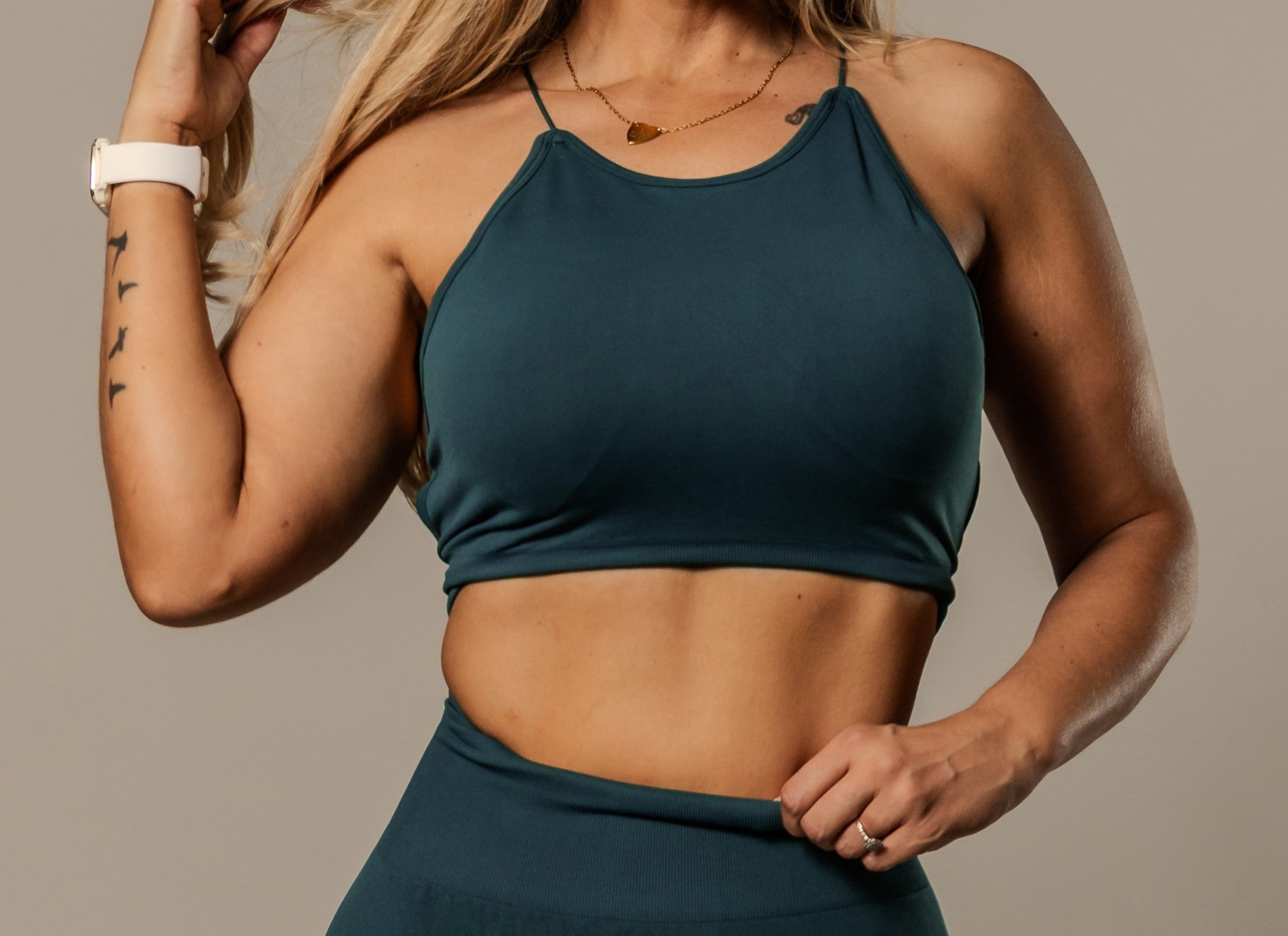 Icon Seamless Bra V2 - FOREST GREEN [bulk-run-1:Icon Seamless Bra V2 - FOREST GREEN Shortlist]