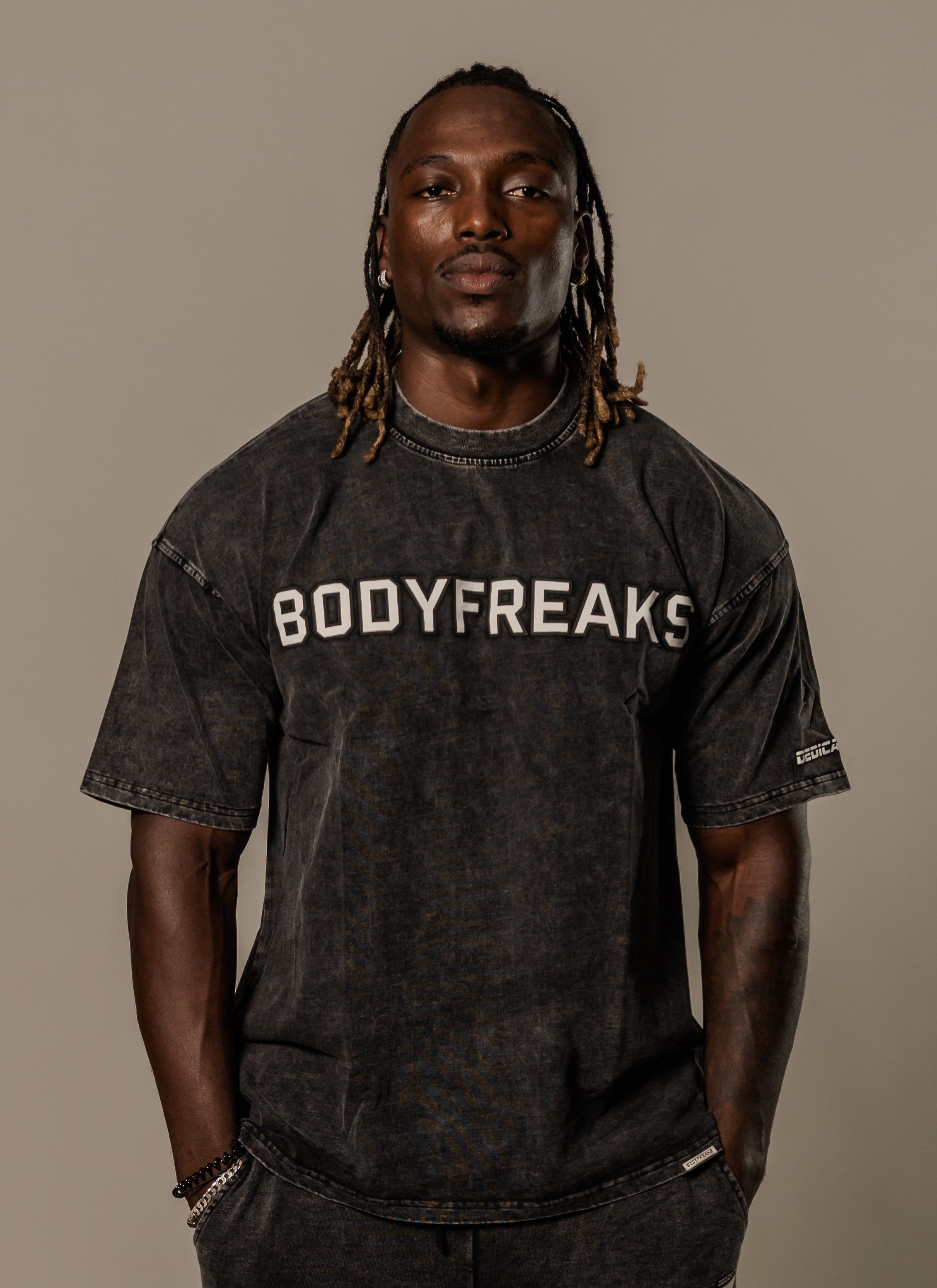 Dedicated 365 Oversized Tee- STONE WASH JET BLACK [bulk-run-1:Dedicated 365 Oversized Tee- STONE WASH JET BLACK Shortlist]