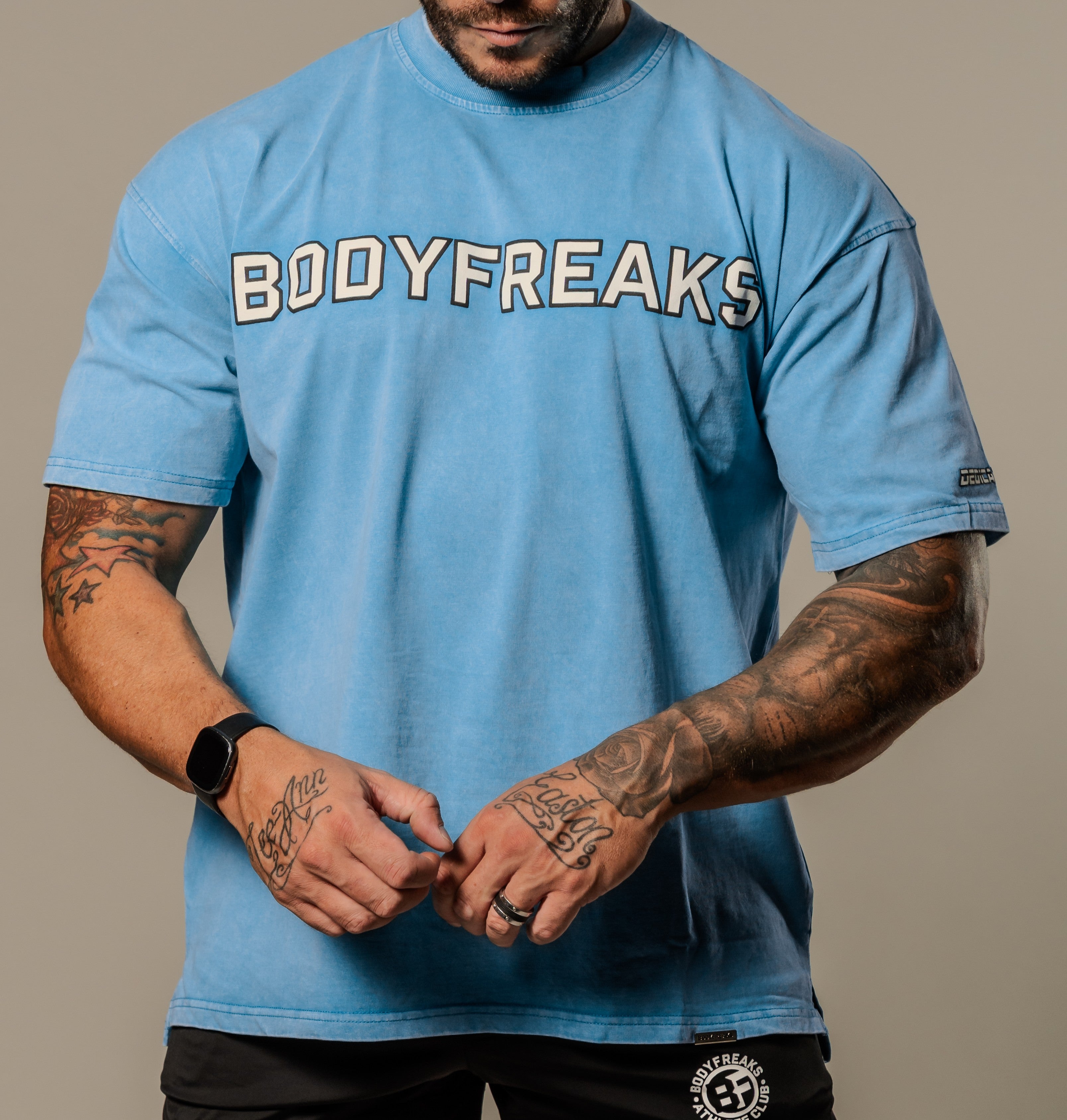 Dedicated 365 Oversized Tee- STONE WASH BABY BLUE [bulk-run-1:Dedicated 365 Oversized Tee- STONE WASH BABY BLUE Shortlist]