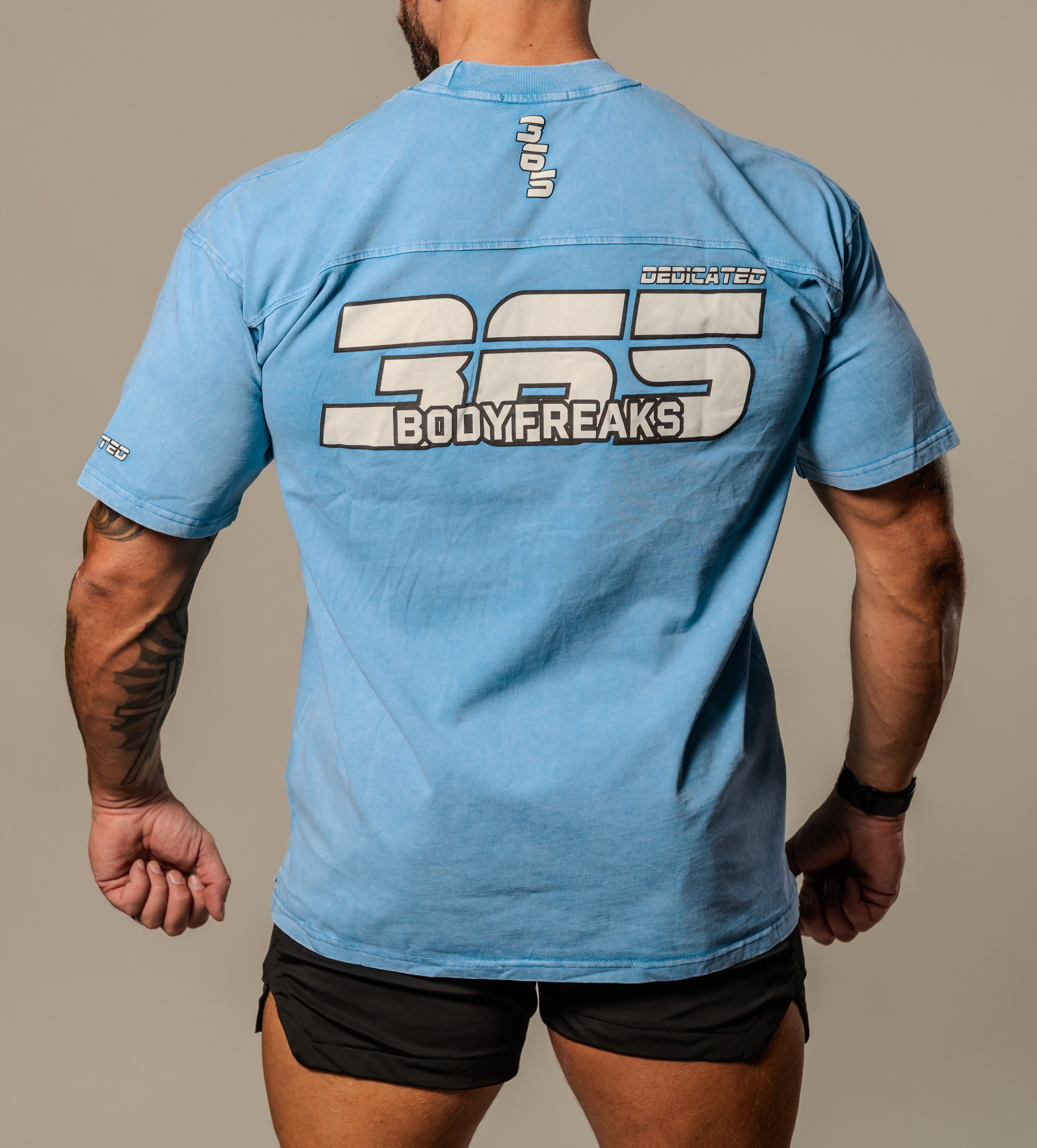 Dedicated 365 Oversized Tee- STONE WASH BABY BLUE [bulk-run-1:Dedicated 365 Oversized Tee- STONE WASH BABY BLUE Shortlist]