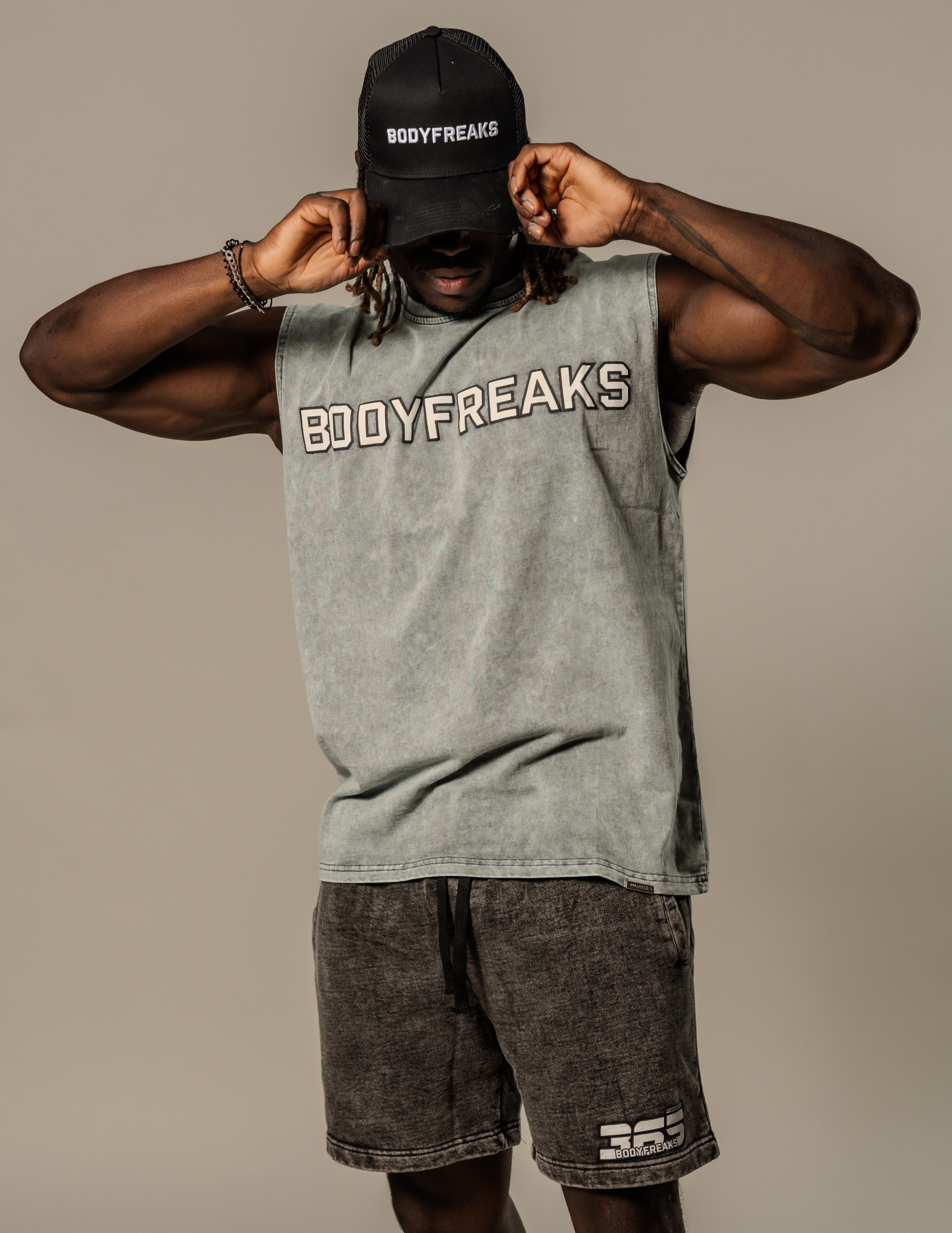 BF Baseball Cap - BLACK/WHITE