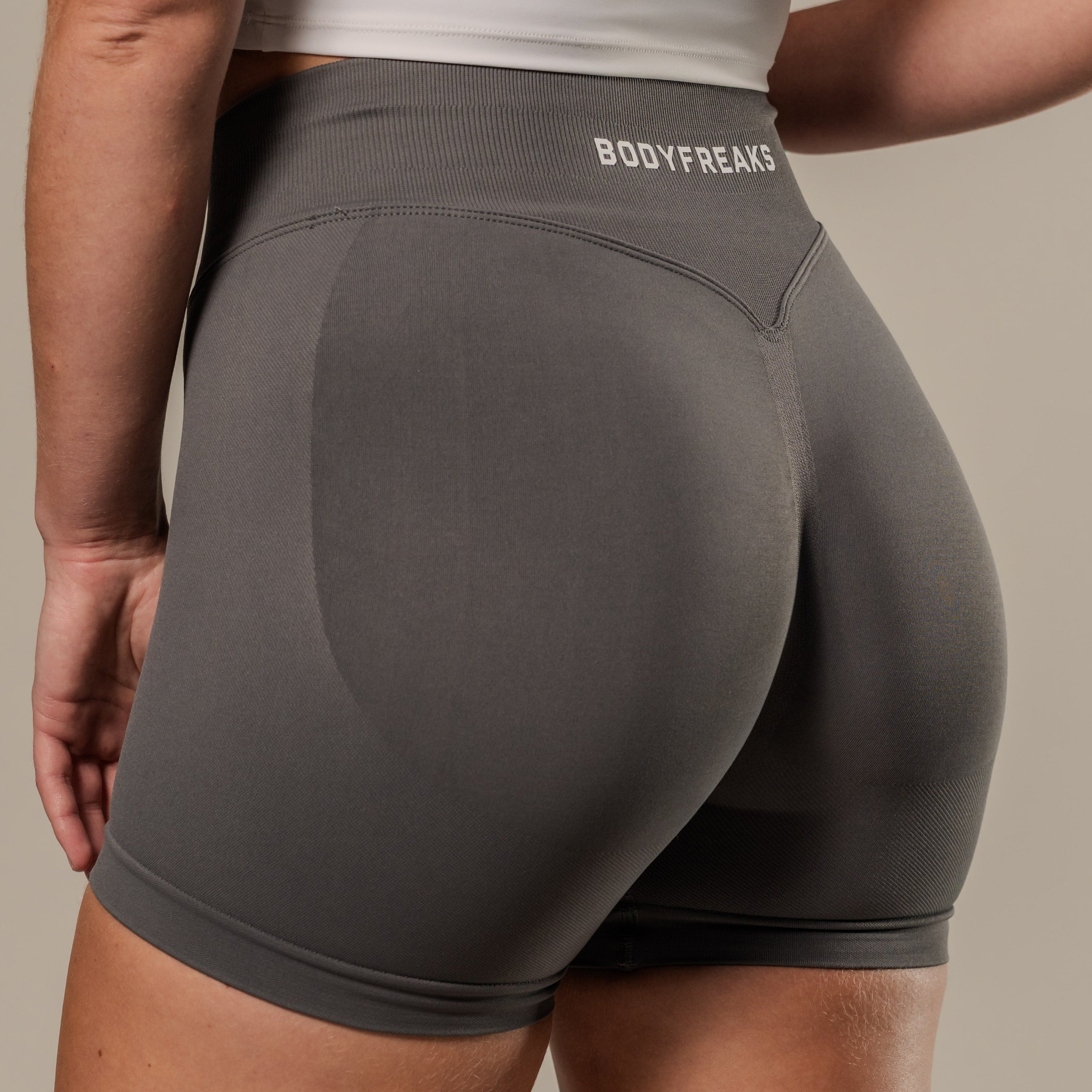 BF Flex Seamless Shorts - STEEL GREY [bulk-run-1:BF Flex Seamless Shorts - STEEL GREY Shortlist]