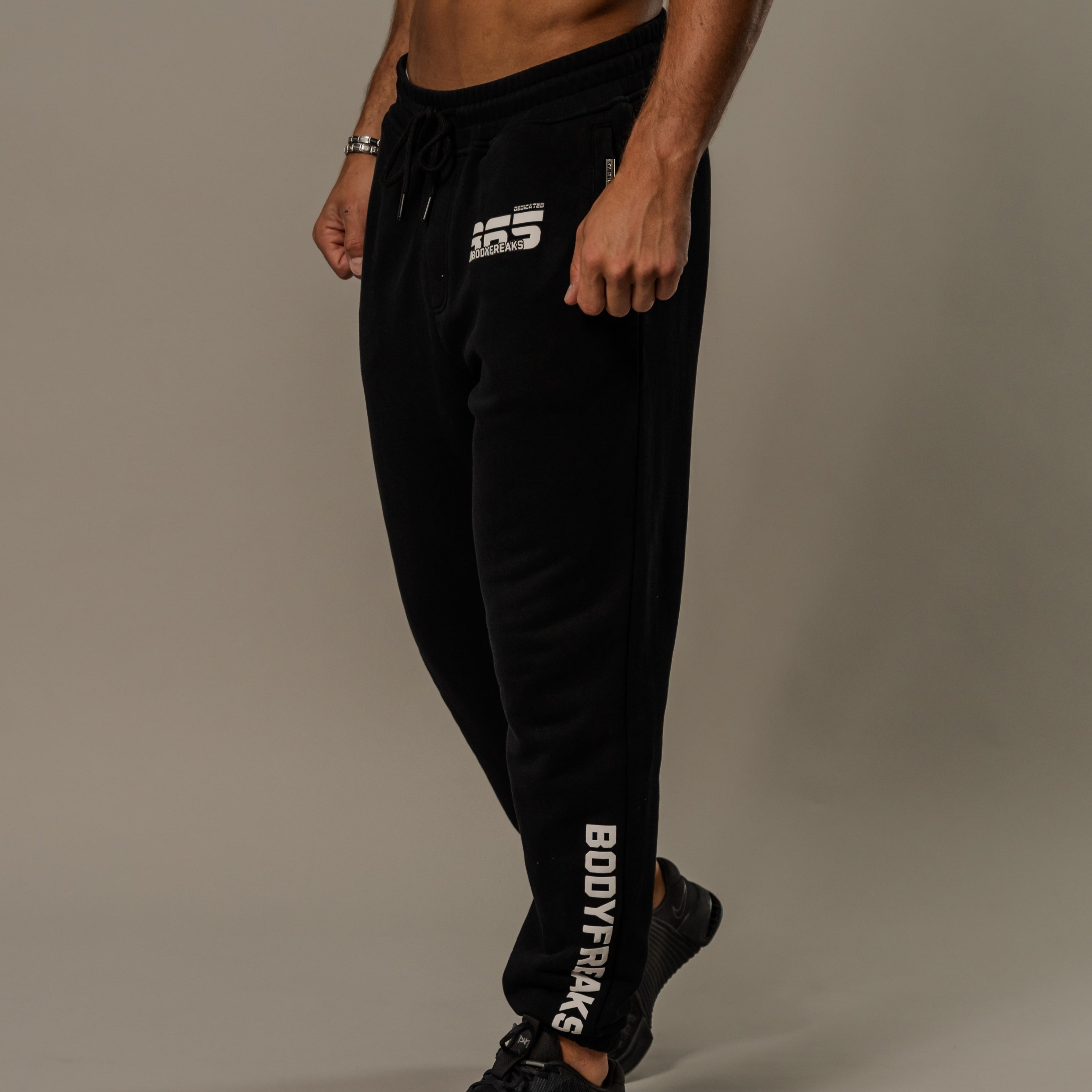 BF Dedicated 365 Cuffed Joggers - Solid Black [bulk-run-1:BF Dedicated 365 Cuffed Joggers - Solid Black Shortlist]