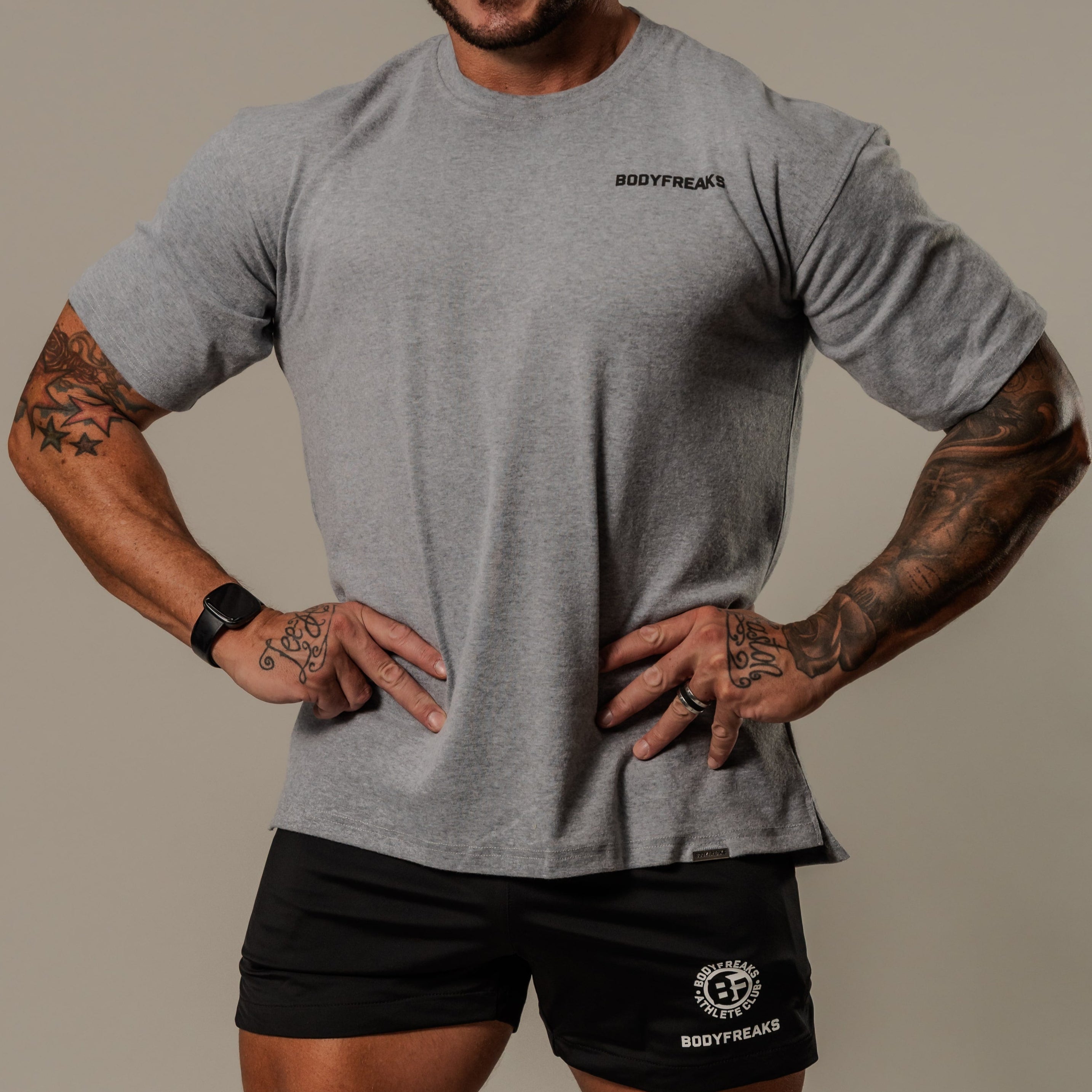 BF Essential Oversized Tee - MARL GREY [bulk-run-1:BF Essential Oversized Tee - MARL GREY Shortlist]