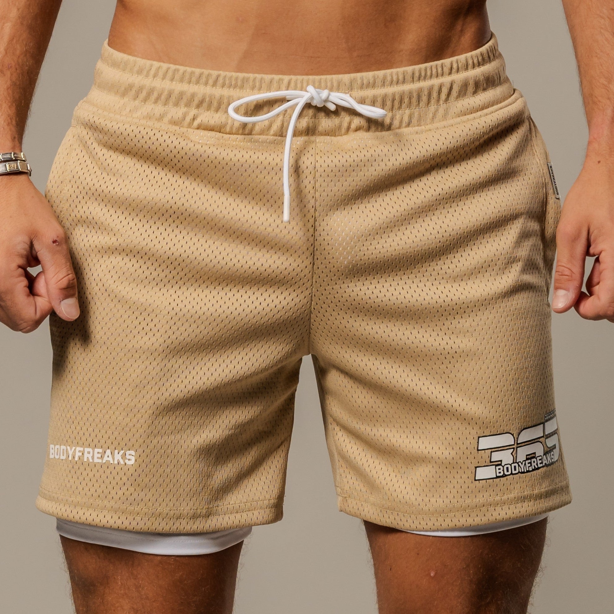 Dedicated 365 Mesh Liner Short - CREAM [bulk-run-1:Dedicated 365 Mesh Liner Short - CREAM Shortlist]