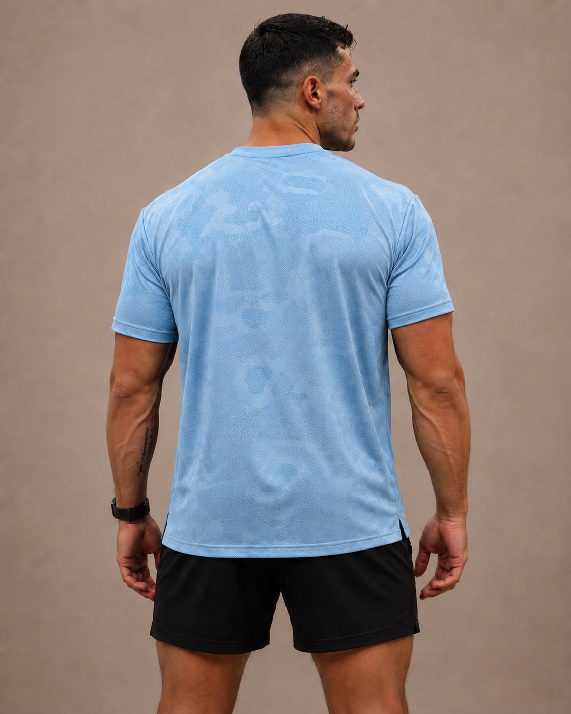 BF 365 Tech Tee - Baby Blue