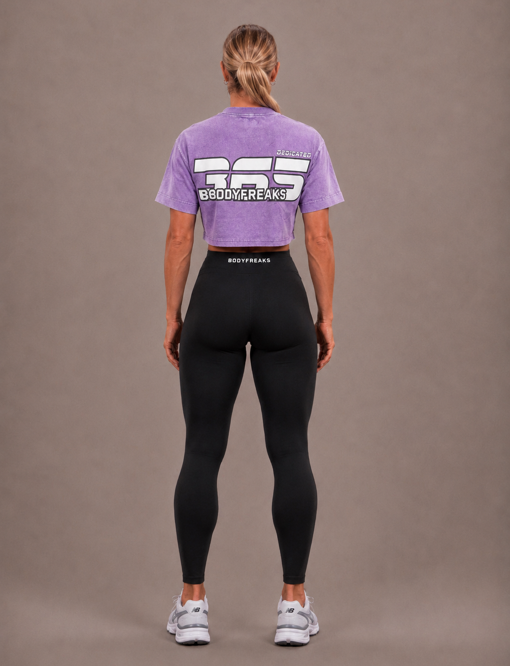 Dedicated 365 Crop Tee- STONE WASH PURPLE