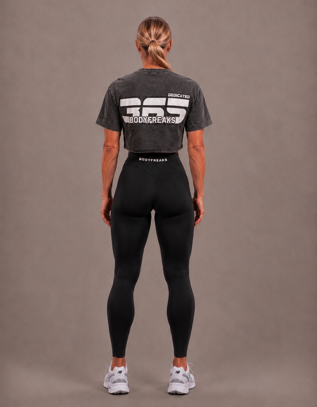 Dedicated 365 Crop Tee- STONE WASH BLACK